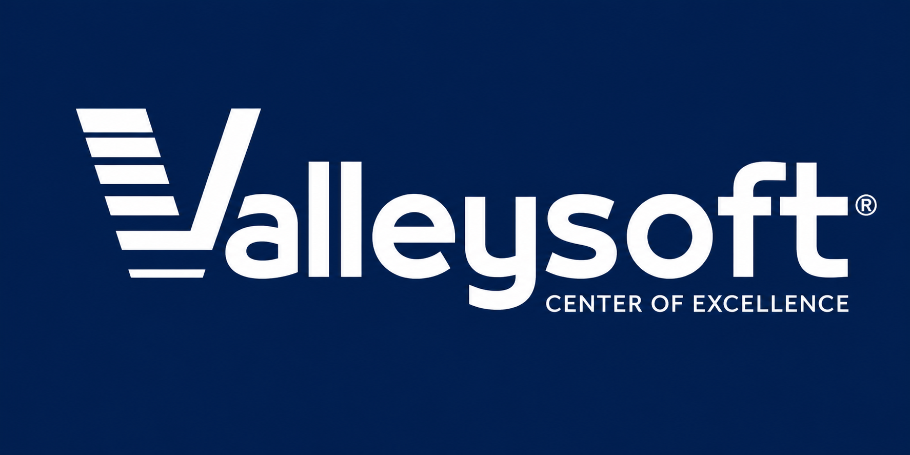 A clean vector style corporate logo scene on a sol