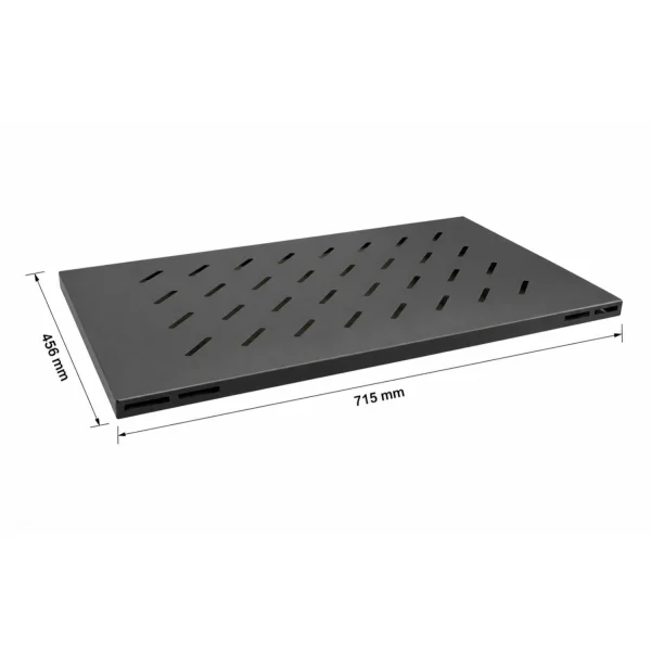 19 Inch Fixed Shelf for Network and Datacenter Cabinets (1000 mm Depth)