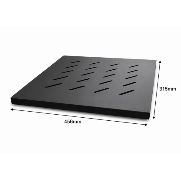 19 Inch Fixed Shelf for Network and Datacenter Cabinets (600 mm Depth)
